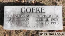 Herbert A Goeke