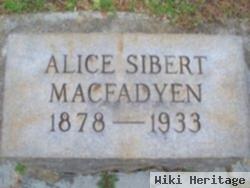 Alice Sibert Macfadyen