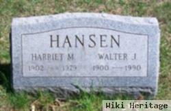 Walter J Hansen