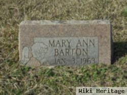 Mary Ann Barton