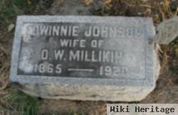 Edwina D "edwinnie" Johnson Millikin