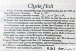 Clyde Holt