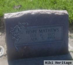 Hope P Mathews