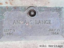 Anna S Lange