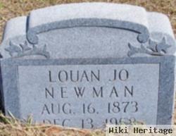 Lou Ann Josephine "louan Jo" Moore Newman