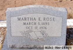 Martha E. Rose