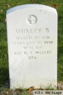 Shirley B Welles