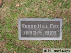 Rhode Hill Fox