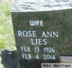 Rose Ann Lies Stroemel