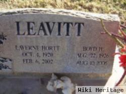 Boyd H Leavitt