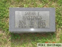 Sarah Francis "sallie" Doublin Hastings