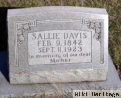 Sarah Ann "sallie" Shands Davis