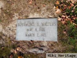 Rosamond H Walters