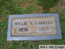 Willie F Carrell