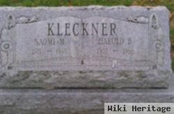 Harold B Kleckner