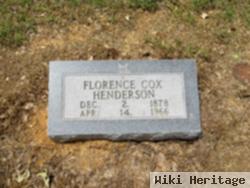 Florence Wilson Cox Henderson