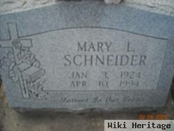 Mary L Schneider