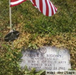 Pfc Archie R Bigony