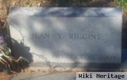 Jean Y. Riggins