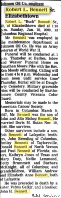 Robert L Bennett