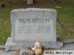 Eliza H. Foster Henderson