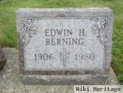 Edwin H Berning