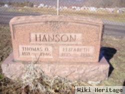 Thomas O Hanson