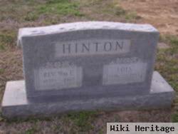 Rev William Everett Hinton