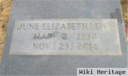 June Elizabeth Lewis