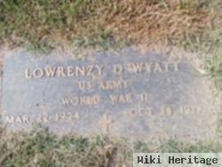 Lowrenzy Daugh "l. D." Wyatt