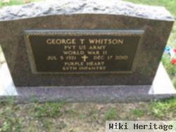 George T Whitson