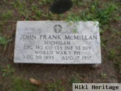 John Frank Mcmillan