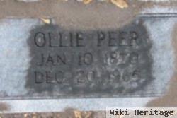 Ollie Peer