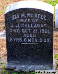 Ida M. Mcafee Callaway