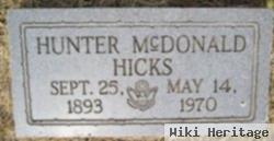 Hunter Mcdonald Hicks, Sr.