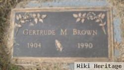 Gertrude M. Brown