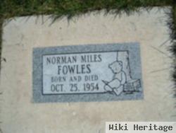 Norman Miles Fowles