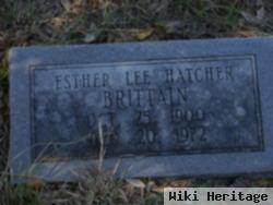 Esther Lee Hatcher Brittain