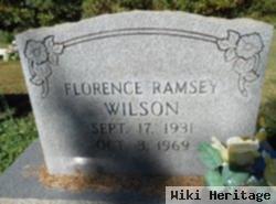 Florence Aletha Ramsey Wilson