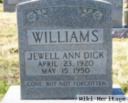 Jewell Ann Dick Williams