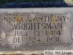 Anna A. Anthony Wrightsman