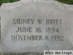 Sidney W Britt