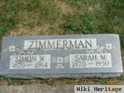 Sarah Matilda Ralston Zimmerman