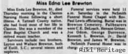 Edna Lee Brewton