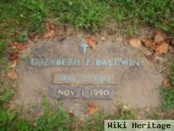 Elizabeth P. Baldwin