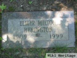 Elmer Milton Henington