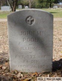 John M Pool