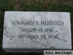 Benjamin E Hebditch