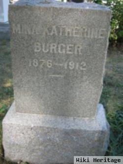 Mina Katherine Burger
