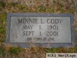 Minnie L Cody